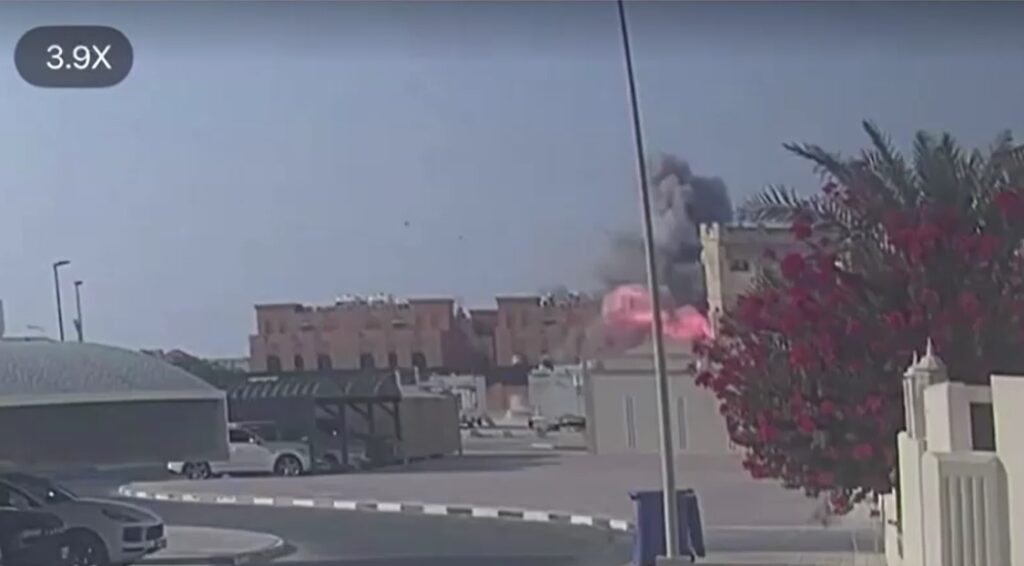 CCTV captures moment of Israeli attack on Hamas leaders in Doha