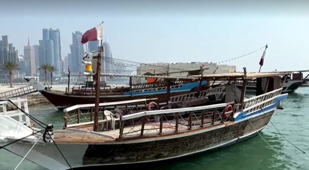 Doha's habour in Qatar