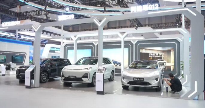 China's cars showed