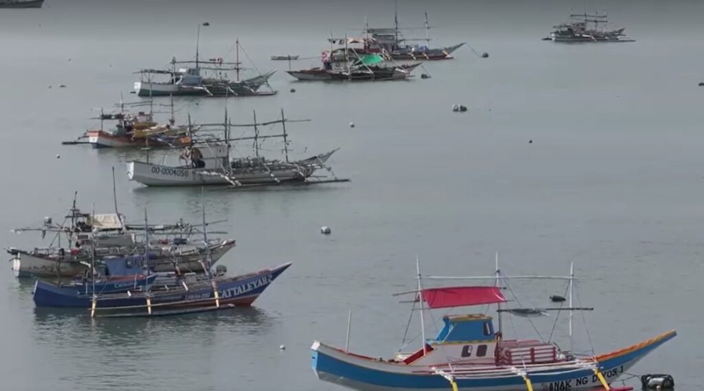 Philippines' fishing boats in Subic Bay