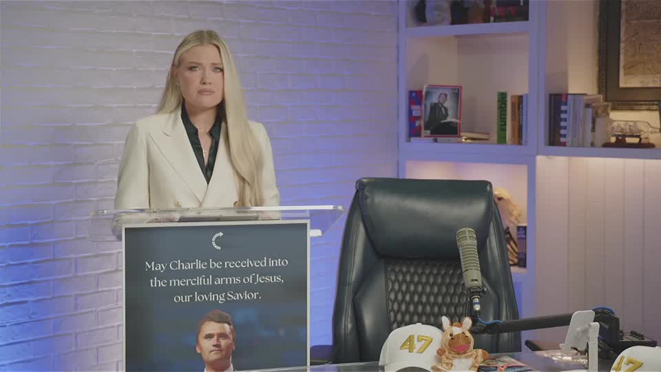 Charlie Kirk's widow tells supporters
