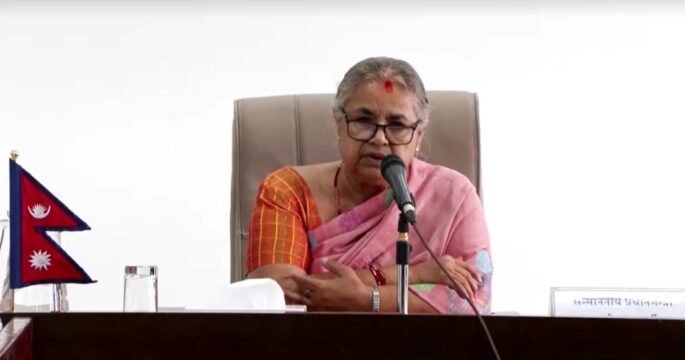 Nepal interim PM says she is 'here to serve', not interested in power