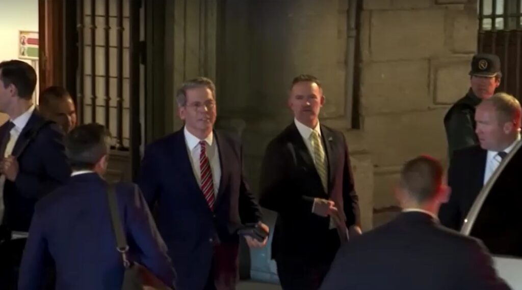 US delegation departs after first day of talks in Madrid