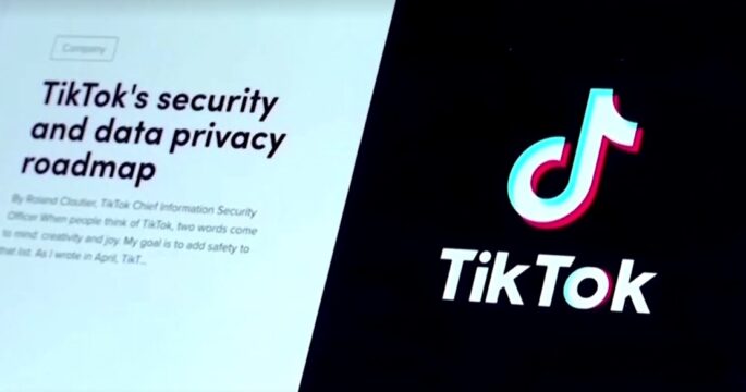 TikTok webpage
