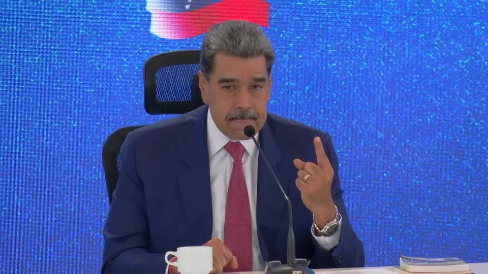 Venezuela's Maduro says US behavior is 'aggression,' communications largely cut