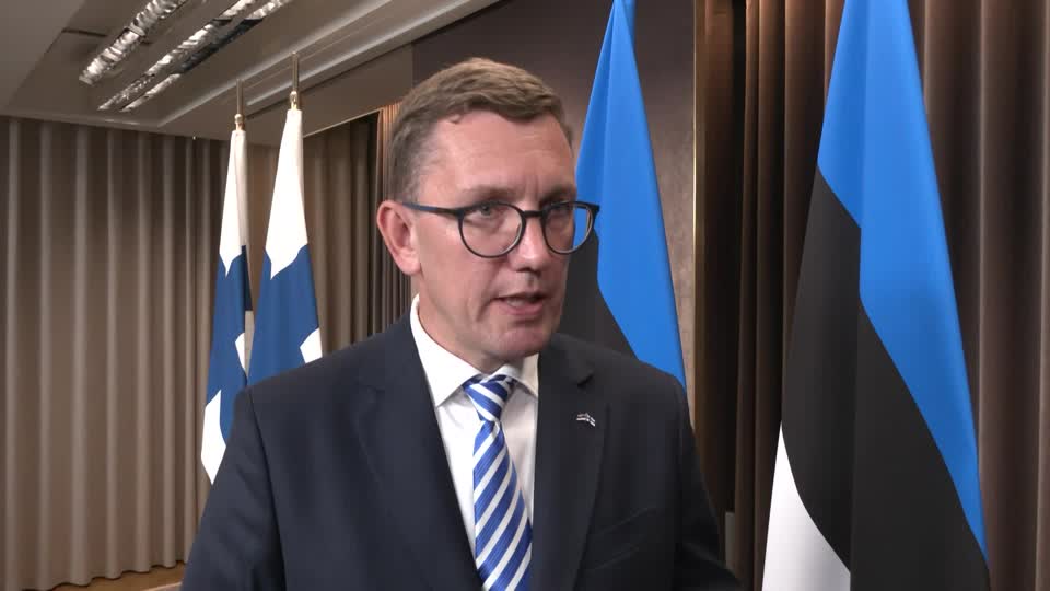 Estonia's Prime Minister Kristen Michal