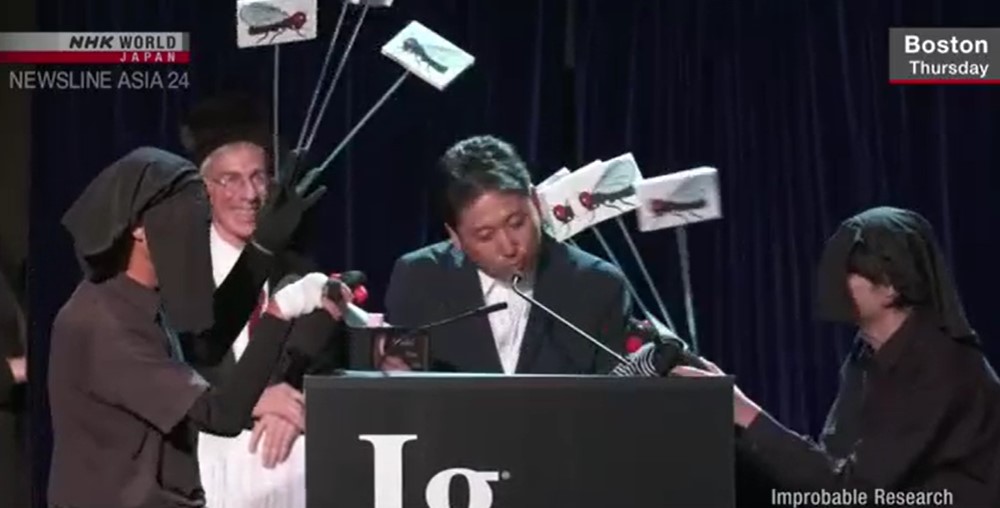 Japanese team demonstrates flies bite in Ig Nobel Prize