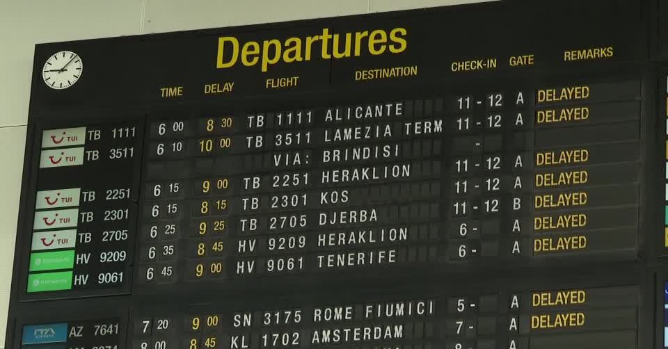 Delayed flights at Brussels airport after cyberattack disrupts operations