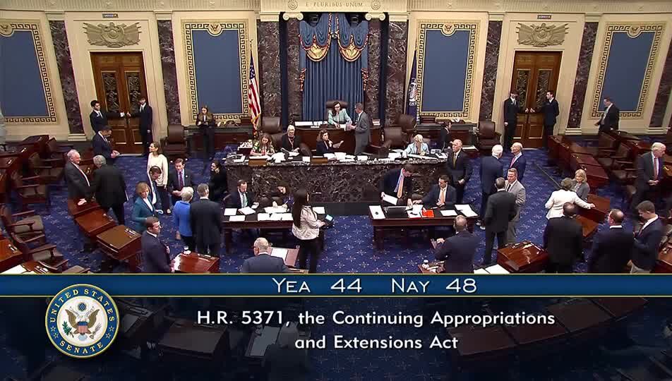US government shutdown looms; Senate rejects stopgap funding bill